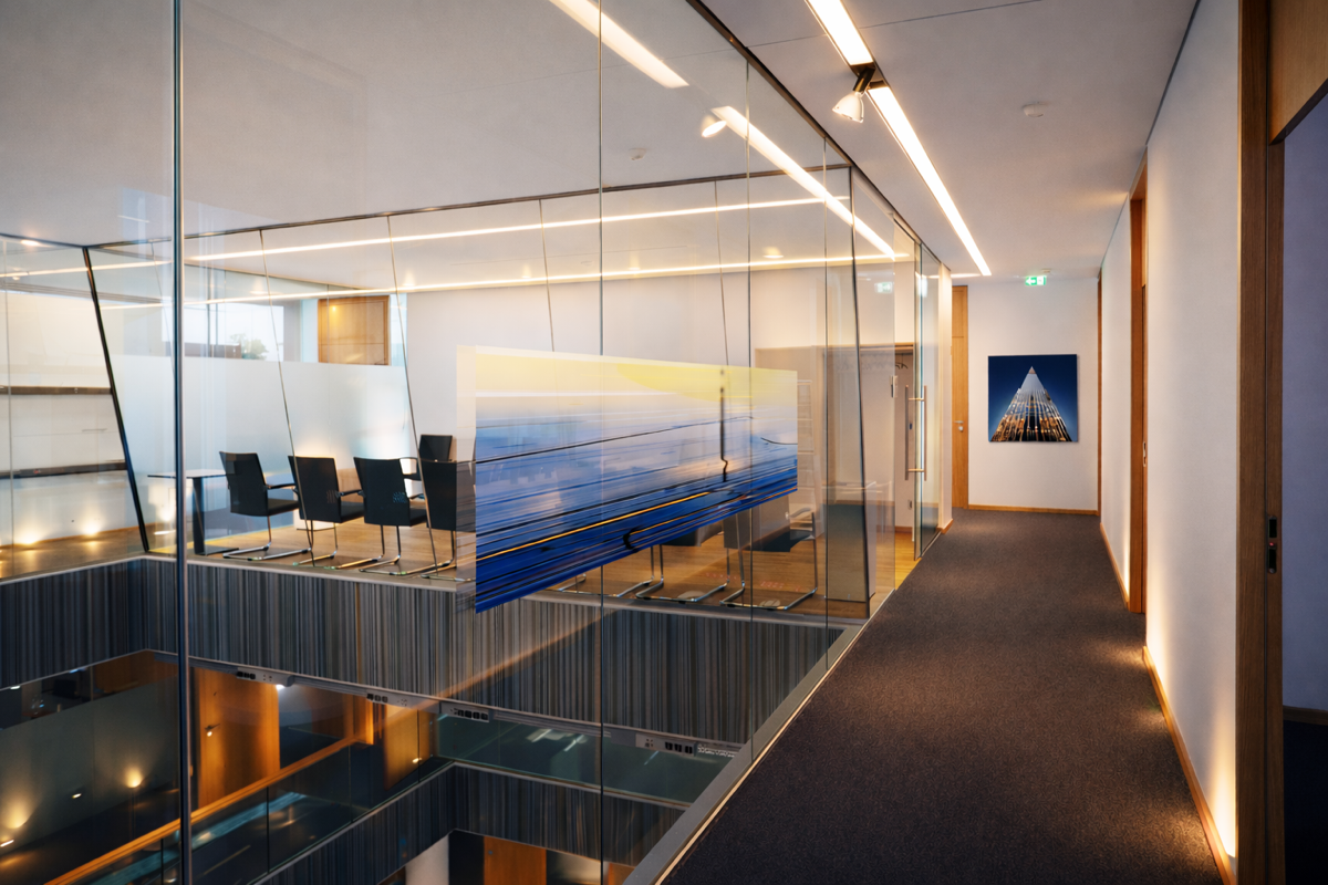 Foyer und Empfangsbereich des Notariats Marquardt